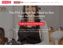 Tablet Screenshot of novapointofsale.com